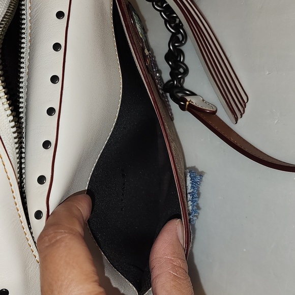 Coach Camera Bag Patches In Signature Tan Chalk - Picture 10 of 16